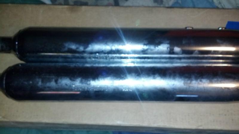  used stock exhaust pipes from 2009 harley davidson road king 
