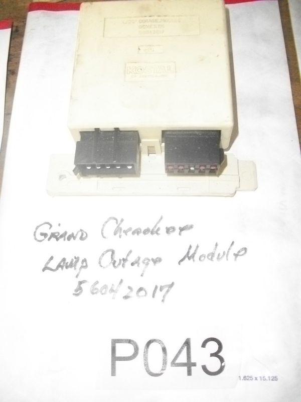 1998  grand cherokee lamp outage module pt#  56042017  oem# p043/2
