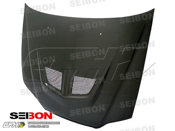 Seibon carbon fiber evo-style carbon fiber hood kit auto body honda accord 98-02