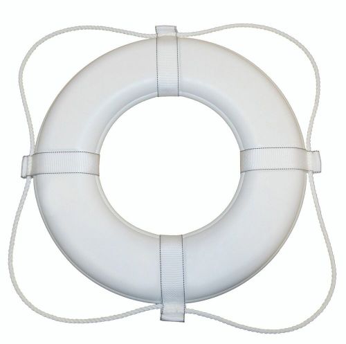 360 taylor made 20 inches floating polyurethane foam ring buoy (white)