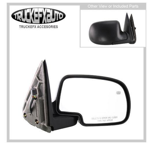 New right side mirror power heated truck silverado pickup primered passenger rh