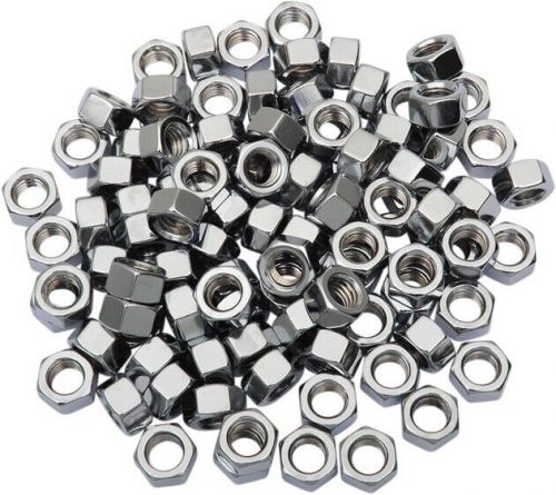 Ds hex nuts 3/8&#034;-16 chrome 100-pack