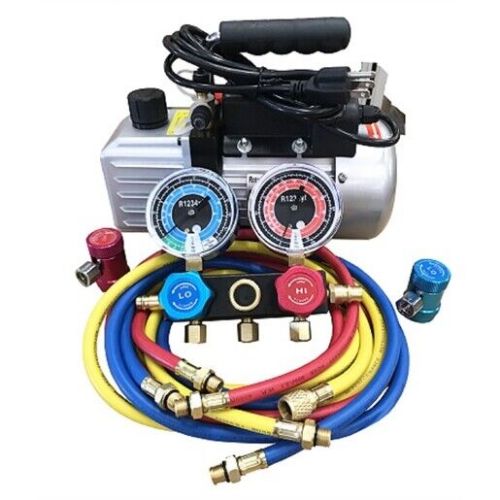 R1234yf vacuum pump &amp; manifold set fjc, inc. 9281yf