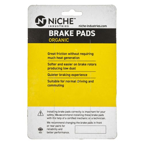 Niche brake pad set for can-am gsx 600 gtx 800 legend 500 700 summit rearorganic