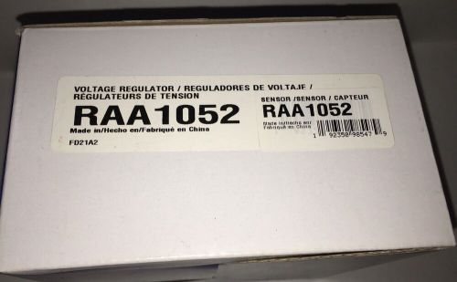 Vehicle voltage regulator raa1052 carquest - new