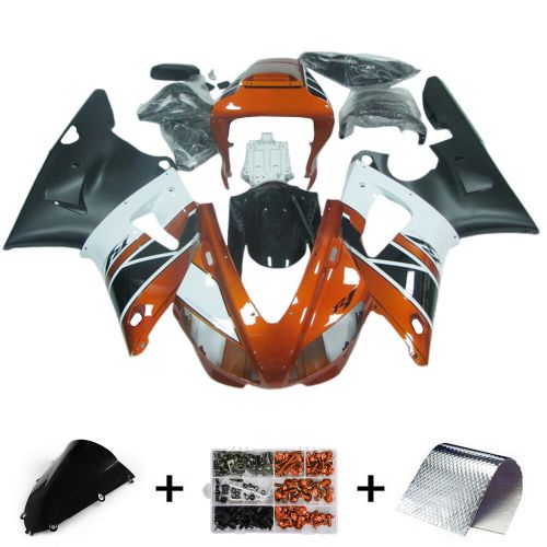 Injection fairing kit bodywork plastic abs fit for yamaha yzf-r1 1998-1999 #6