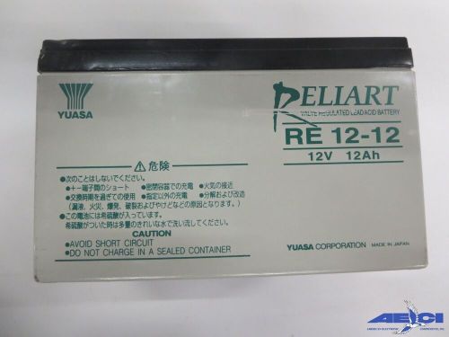 Yuasa reliart re 12-12 12 v 12 ah sealed lead acid battery