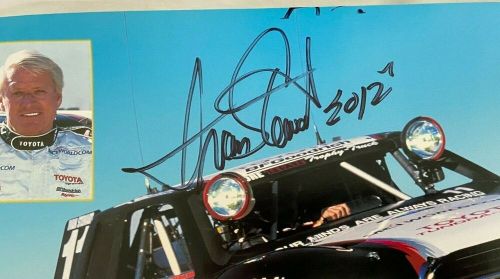 Ivan stewart &amp; larry roeseler  poster - autographed by ivan stewart 12&#034; x 18&#034;