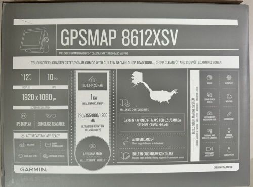 Gpsmap® 8612xsv with mapping/sonar