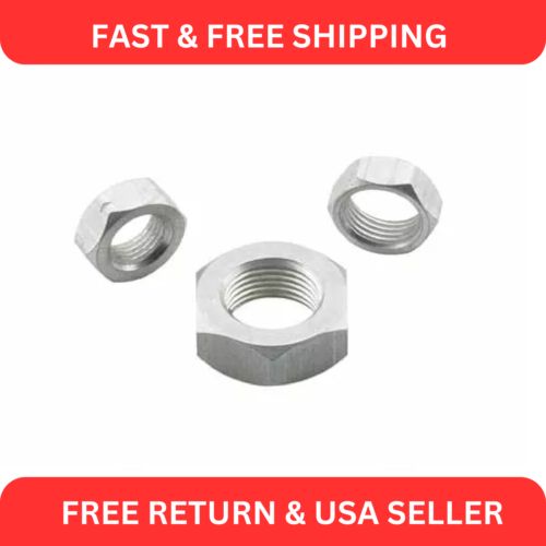 Fk bearing ajnlo8 aluminum jam nut 1/2-20 left hand thread