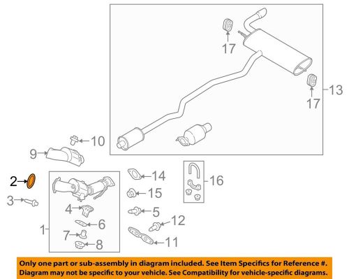 Ford oem 13-20 escape exhaust components-catalytic cnvrtr gasket am5z9450a