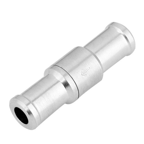 (12mm)aluminium check valve inline check valve for fuel gas liquid air one way