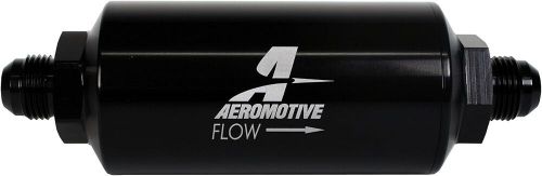 Aeromotive 12379 filter in-line 100-micron stainless mesh black 2&#034; od