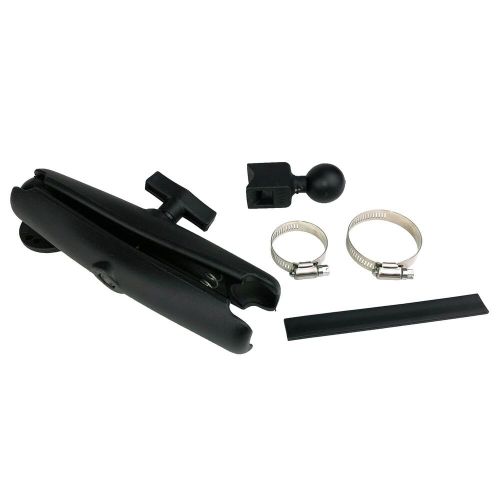 Attwood 8m4000978 long ram mount trolling motor stabilizer kit, black