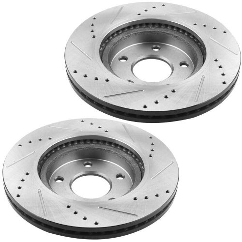 303mm rear drilled brake rotors for 2010-17 chevy equinox gmc terrain brake disc