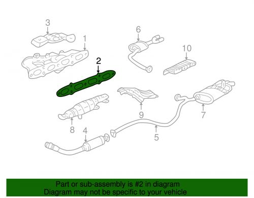 Genuine gm gasket 24576382