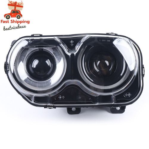 Left driver headlights for 2015 2016 2017 2018 2019 dodge challenger headlamp lh