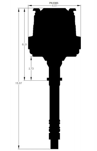 Msd 8365 gm hei billet distributor