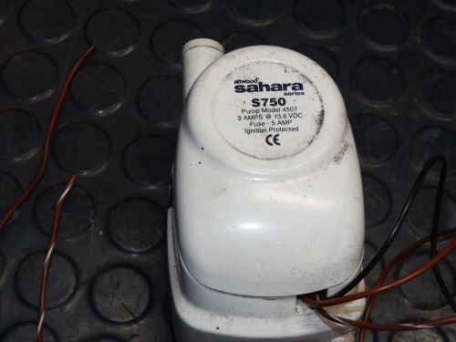 Attwood marine sahara automatic bilge pump s750 series - 12v 750 gph 4507-7