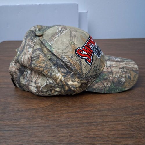 Smokehouse mossy oak hunting camouflage hat cap green brown orange adjustabl nwt