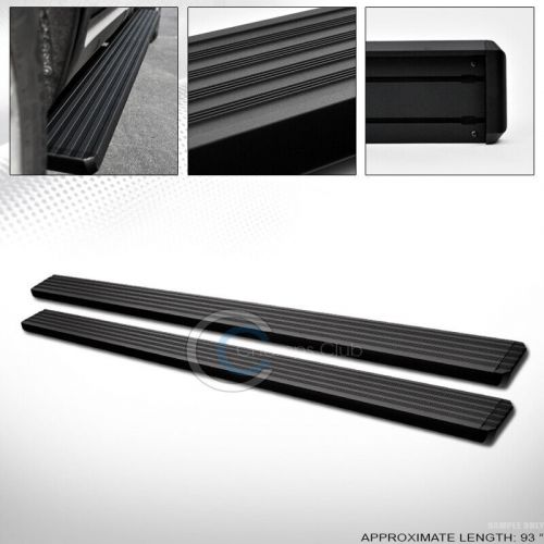 For 15-23 f150/17+ f250 crew 5&#034; matte black aluminum side step running boards i4