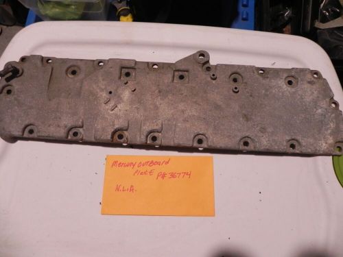 Mercury mariner outboard outer exhaust plate p # 37674 or 36774  nice plate