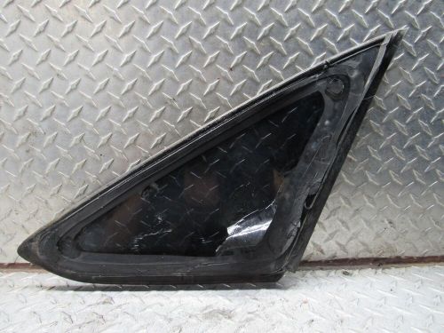 12-18 ford focus left rear driver door quarter glass sedan black moulding