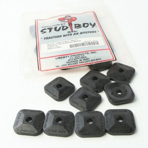 Stud boy super lite +plus single backing plate black 1.450&#034; 5/16&#034;-24 24-pack