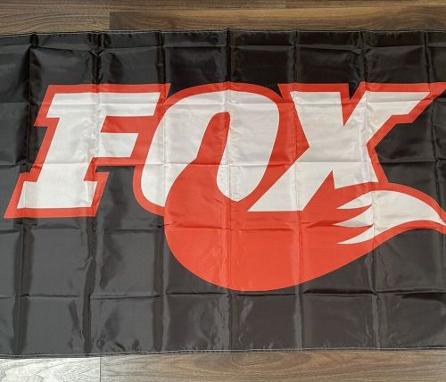 Garage wall decor fox logo 3x5ft