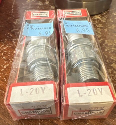 Champion 837 l20v spark plug pack of 2 new in package