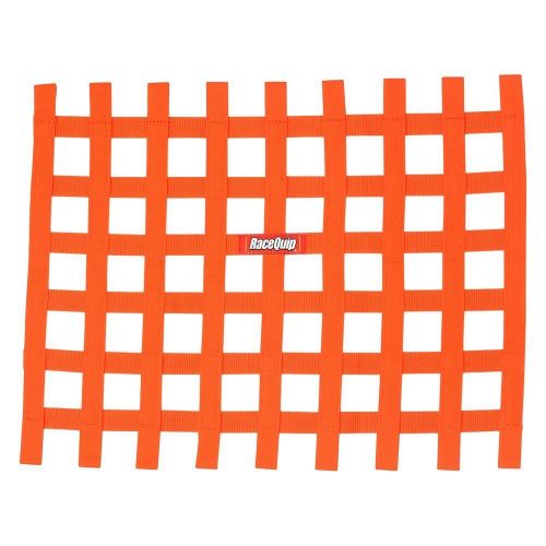 Racequip 721045rqp - orange ribbon window net