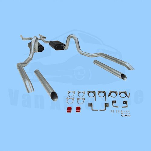 Exhaust system kit flowmaster for 68 - 72 pontiac lemans