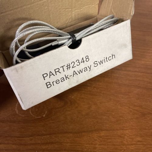 (lot of 2) trailer breakaway switch, bracket 4&#039; cable w/ lanyard