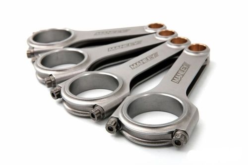 Manley h beam 130.5mm connecting rod set for subaru impreza wrx/sti 02-21 ej