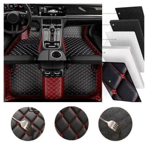 For jeep car floor mat carpet all models waterproof pu leather mat anti-slip a