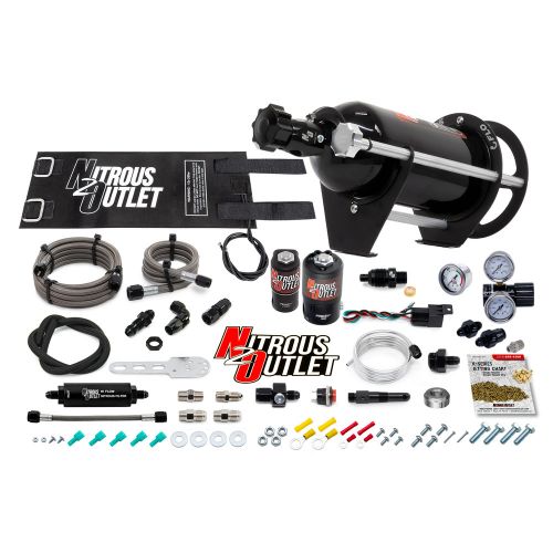 Nitrous outlet level 2 dry single nozzle boost-n-juice system package (35-300 h