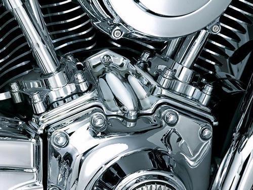 Fits harley softail twin cam  kuryakyn chrome tappet block  accent