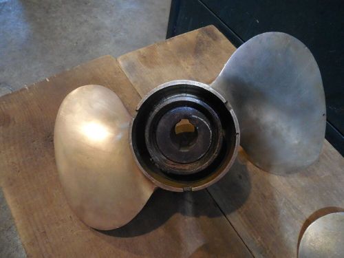 2 old boat prop lot michigan b o brass propellars motor marine vintage antique