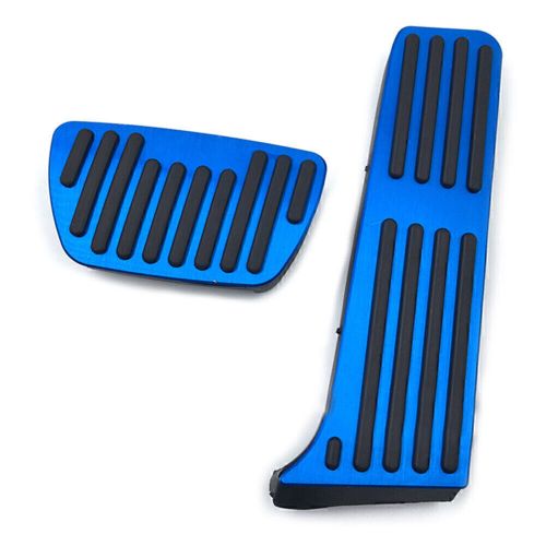 No drilling gas brake foot pedal cover at kit fit 2018-2020 toyota camry blue