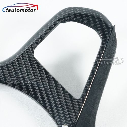 Carbon fiber steering wheel trim &amp; paddle shifter for bmw g series g20 g30 g05