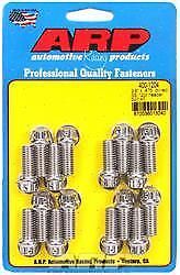 Arp 400-1204 header bolts 0.850 in uhl 3/8-16 in thread sbc ford 12-point