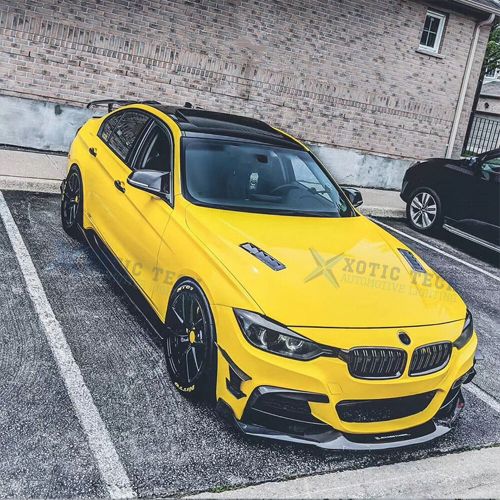 Front bumper splitter spoiler canard trim carbon for bmw f80 f82 f83 vent