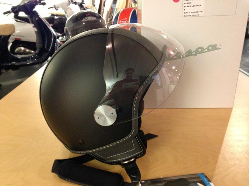 New small vespa helmet black