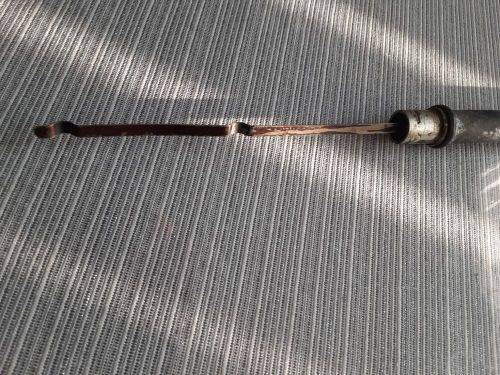 2012 -2019 nissan versa sedan 1.6l  engine oil dipstick guide w/tube oem