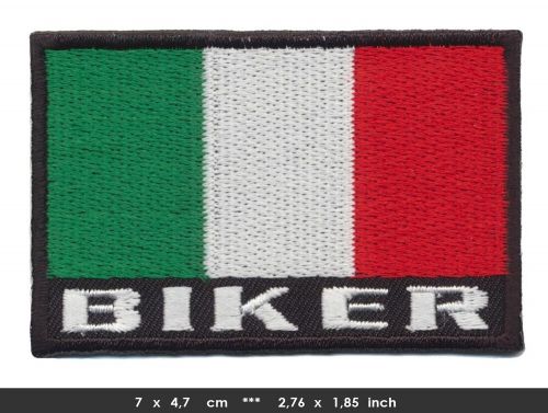 Italy biker flag patch patch motorcycle motocycle chopper italy-