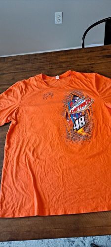 Danny dietrich autographed t-shirt  size large sprint car pa posse woo