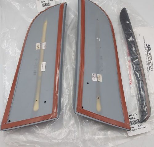 Speed form cs style side scoops for mustang 2005-2014 pair, unpainted