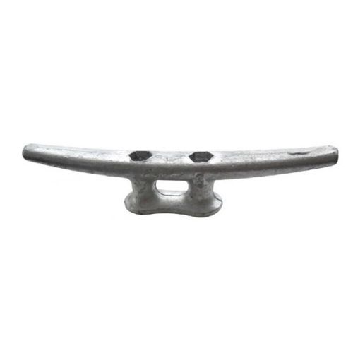 Dock edge de2814f 14&#034; cast iron cleat , galvanized