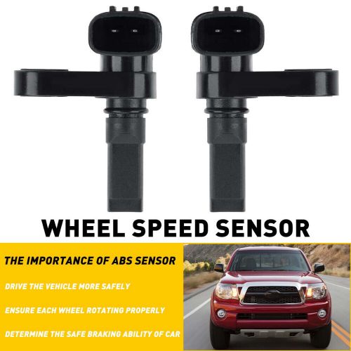 4pcs abs sensor speed wheel right &amp; for left toyota 2005-2017 tacoma 2.7l 4.0l