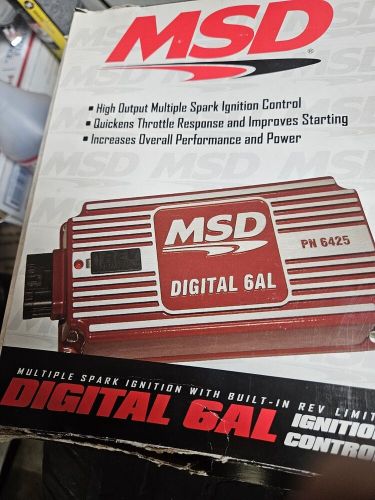 Msd ignition 6425 digital 6al ignition control w rev control  red msd 6al